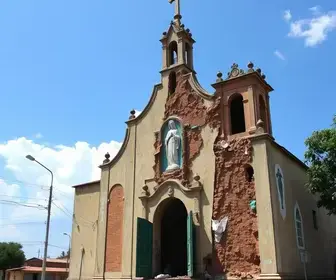 destruição da imagem de Santa Dulce